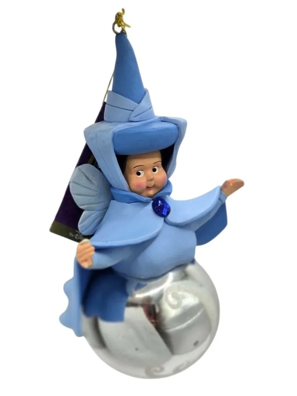 Disney Sleeping Beauty Merriweather Fairy Enchanted Christmas Ornament NWT - Picture 2 of 16